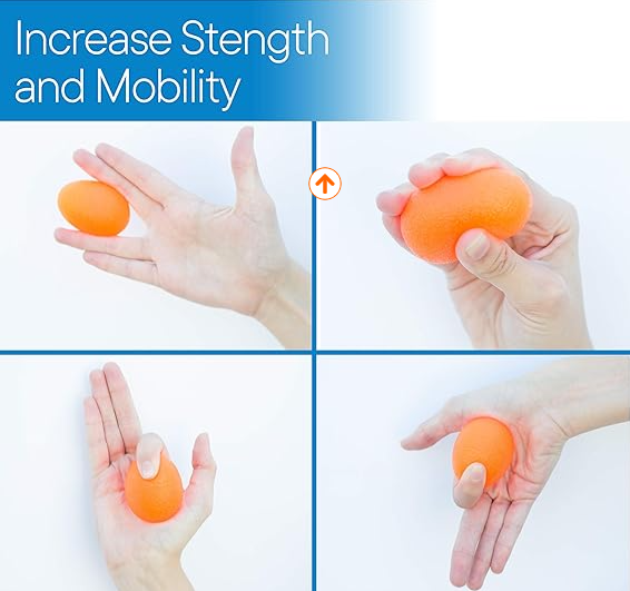 Hand Exercise Balls – Physical & Occupational Therapy Kit for Strengthening Grip - Image 3