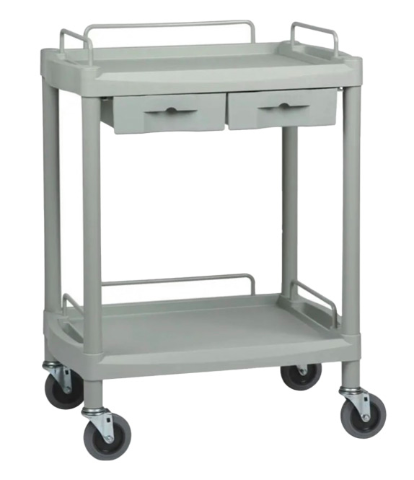 Medical Plastic Trolley medium size