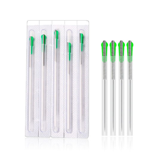 Dry Needle – 100 Disposable Sterile Acupuncture Needles With Tube